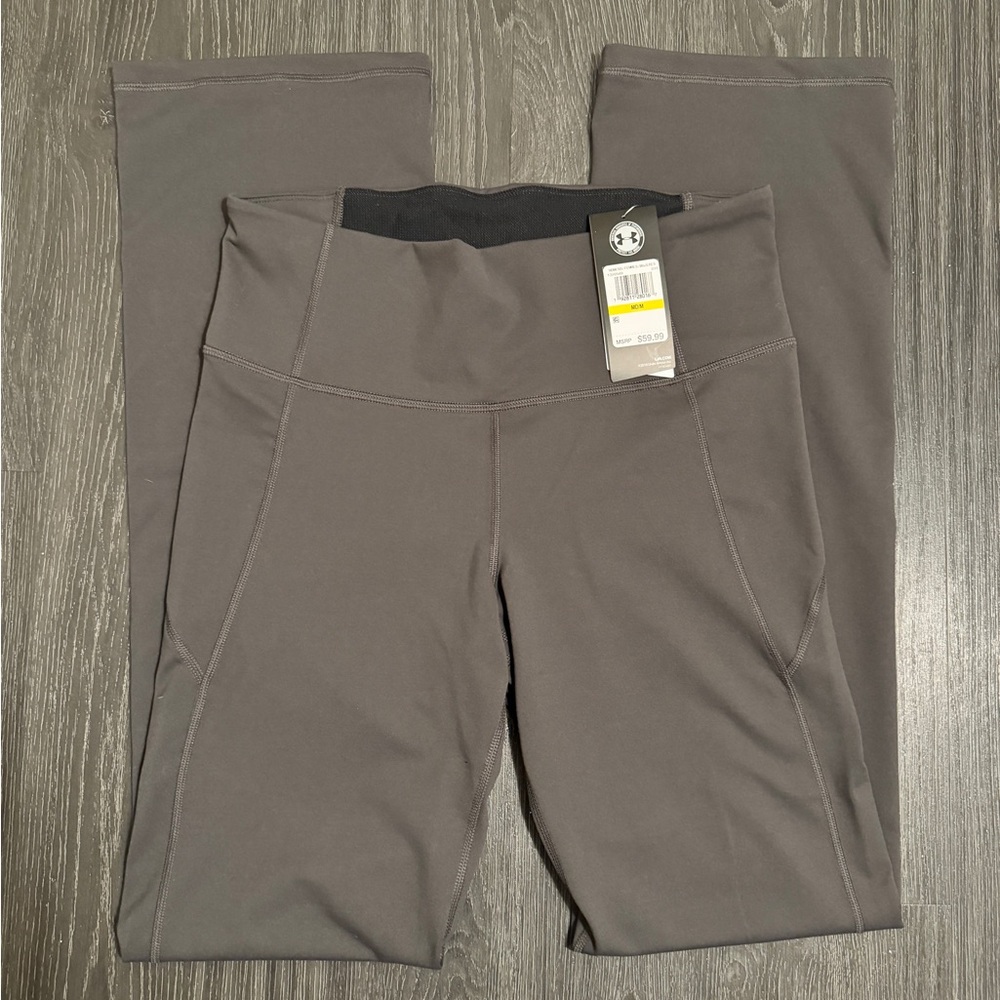 Under Armour Womens Compression 
Tights Workout Pants Gray Size Medium